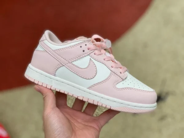 Dunk Cherry Blossom Pink Kinderschuhe Mengbao Nike Dunk Low orange Pearl rutschfeste Low-Cut-Sneaker für mittlere Kinder Cherry Blossom Pink CW1588-101