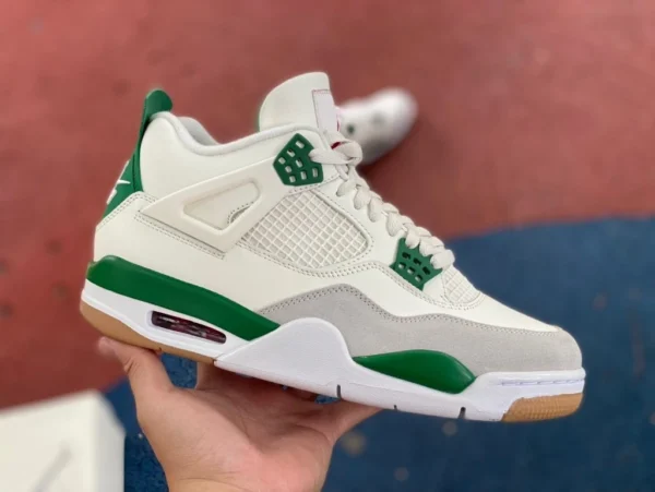 aj4sb joint weiß grün und reines Original Nike SB x Air Jordan 4 AJ4 Pine Green weiß grün türkis SB joint DR5415-103