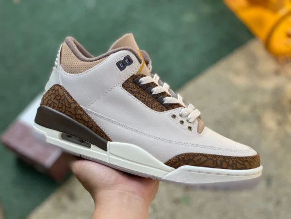 aj3 Grau Braun Mokka Air Jordan 3 „Palomino“ ct8532-102