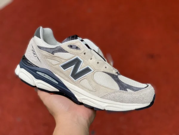 NB900v3 Beige President reiner originaler New Balance 990 V3, in den USA hergestellter beigefarbener, trendiger Retro-Laufschuh M990AD3