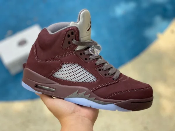 aj5 burgundy High-Top Air Jordan 5 „Burgundy“aj5 burgunderrot 3M reflektierend dz4131-600