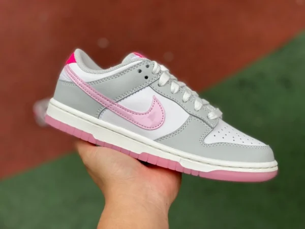 Dunk520 weiß grau rosa Nike Dunk Low 520 Low-Top-Retro-Freizeitsneaker FN3433-161