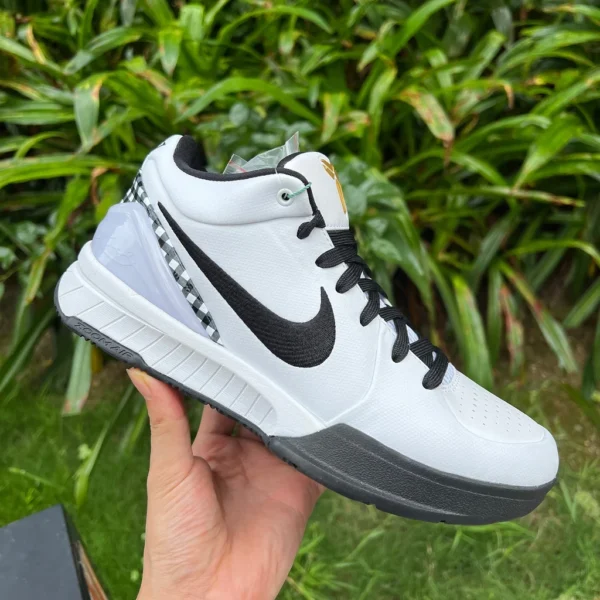 Kobe 4 weiß und schwarz GIGI s2 reine Original-Kampfschuhe Nike Zoom Kobe 4 „Mambacita“ Gigi verschleißfeste, atmungsaktive, praktische Low-Top-Basketballschuhe FJ9363-100