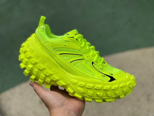 Pariser Reifenschuhe fluoreszierend grün M-Version Balenciaga Defender Reifenschuhe Retro-Schuhe