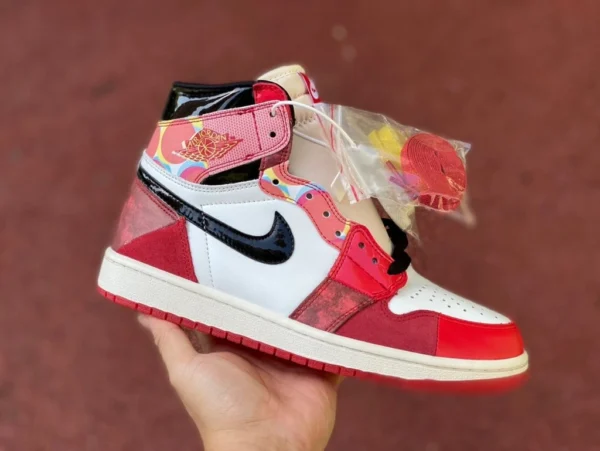 aj1 Spider-Man 2.0 ir Jordan 1 High OG SP High Top AJ1 Spider-Man 2.0 weiß rot DV1753-601