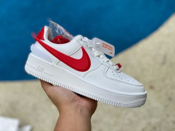 Air Force AMBUSH weiß und rot Nike Air Force 1 AF1 AMBUSH Gelenk DV3464-003