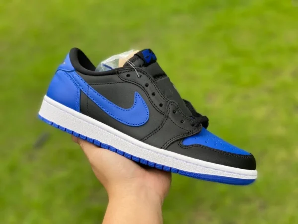 aj1 black blue low y pure original Air Jordan 1 Low AJ1 black blue herren low-top retro lässige Basketballschuhe 705329-004