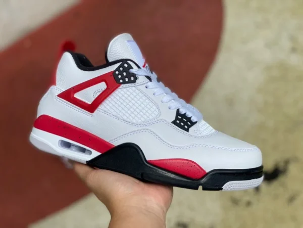 aj4 weiß roter Zement g reines Original Air Jordan 4 „Red Cement“ weiß roter Zement dh6927-161