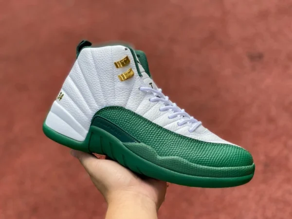 aj12 weiß grün Air Jordan 12 AJ12 weiß grün Lucky Green 136001-063