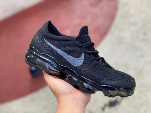 Großes Luftkissen 23 schwarz und grau Nike Air Vapormax FK 2023 Nike Luftkissen-Laufschuhe dv6840-001