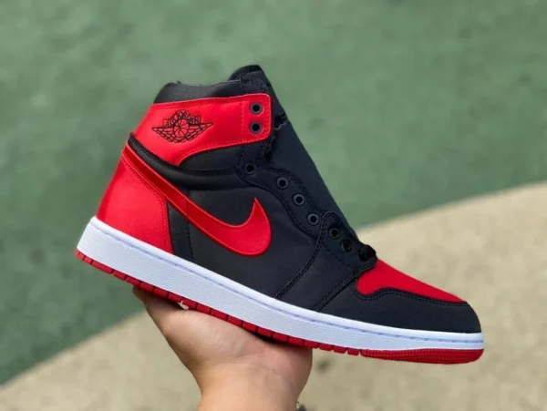 aj1 verboten Seide rein original Air Jordan 1 High OG WMNS "Satin Bred" FD4810-061