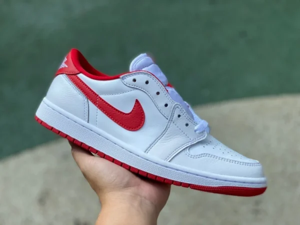 aj1 weiß rot niedrig Air Jordan 1 Low OG „University Red“cz0790-161