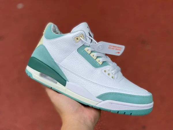 aj3 weiß jade Air Jordan 3 AJ3 weiß grün CT8532-130