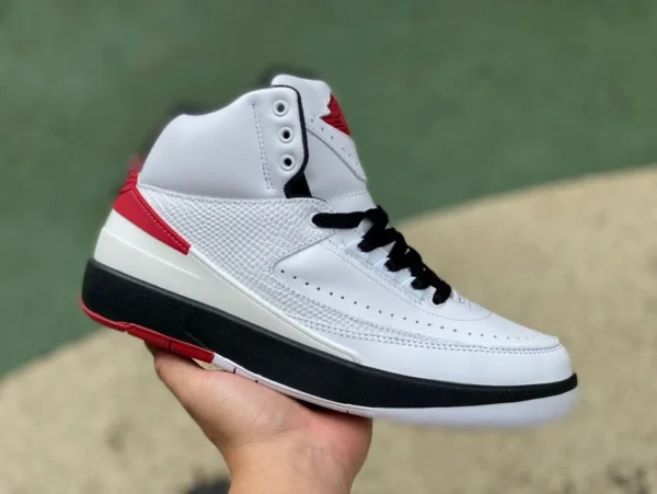 aj2 weiß rot Chicago Nike Air Jordan 2 AJ2 Chicago Herren-High-Top-Retro-Basketballschuhe DX2454-106