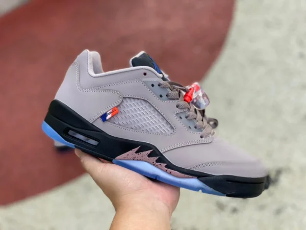 aj5 grau braun Low-Top Air Jordan 5 Retro Low AJ5 PSG Paris grau braun Basketballschuhe DX6325204