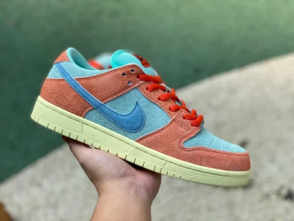 Dunk Orange Cyan S2 Pure Original Nike Dunk SB Low Noise Aqua Tropical Fruit Pie lässige Low-Top-Sneaker DV542980