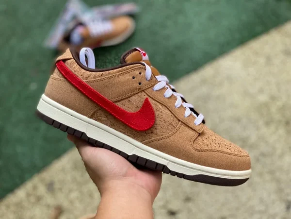 Dunk Cork Edison Chen Co-Branding s2 Pure Original Nike Dunk Cork Edison Chen Clot Co-Branding trendige Low-Cut-Sneaker FN0317121