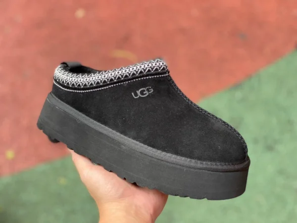 UGG Baumwollschuhe schwarz UGG Tasman Wildleder einfache lässige Mode-Baumwollhausschuhe für Frauen