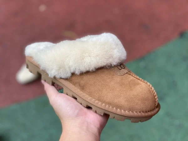 UGG Baumwollschuhe braun UGG Tasman Wildleder einfache lässige Mode-Baumwollhausschuhe für Frauen