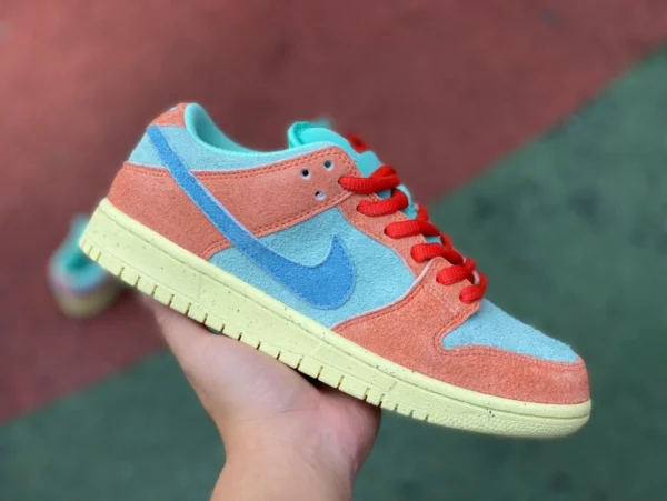 Dunk Orange Cyan Low Rutschfeste, verschleißfeste Nike Dunk SB Low Orange Cyan Sneaker DV5429800