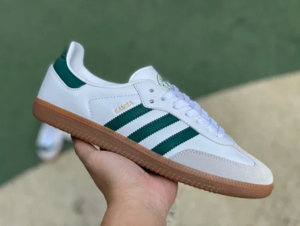 und grau grün Adidas weiße und grüne Retro-Moral-Trainingssneaker HQ7036