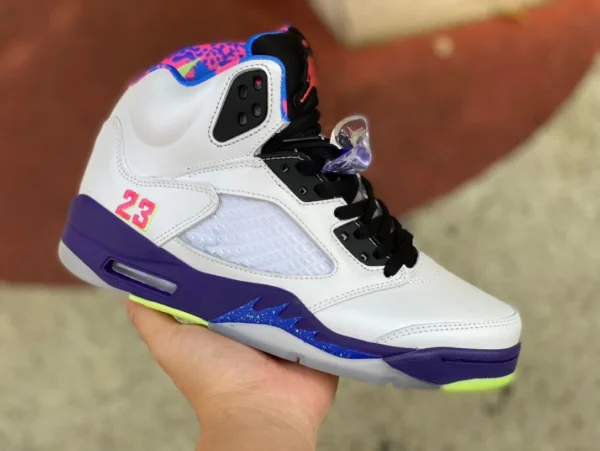 aj5 Yuanyang Air Jordan 5 AJ5 Reverse Fresh Prince Weiß Lila Yuanyang DB3335100