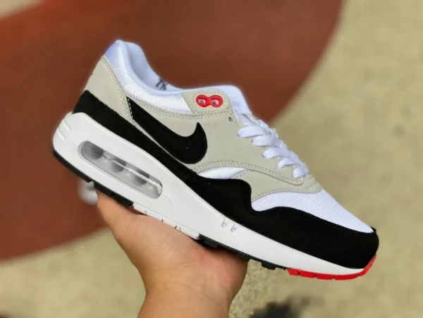 Max1 86 weiß schwarz grau NIKE Air Max 1 86 OG dämpfende Sport- und Freizeitschuhe für Herren DQ3989101