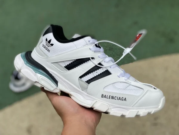 Balenciaga gemeinsame Adidas x Balenciaga Balenciaga Laufschuhe weiß 741107W3CZ19010