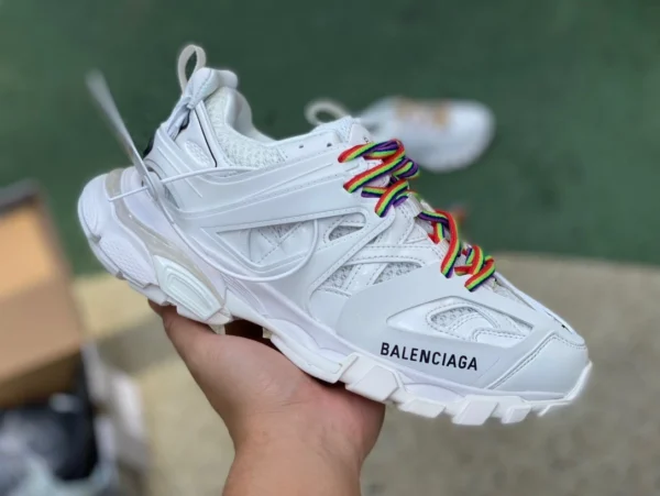 Balenciaga 3.0 weißes Band Balenciaga Triple S Papa-Schuhe Balenciaga