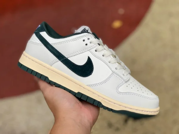 Dunk weiß und grün oxidiert Nike Dunk Low weiß und grün alte Retro-Low-Top-Sport- und Freizeit-Sneaker FQ8080-133