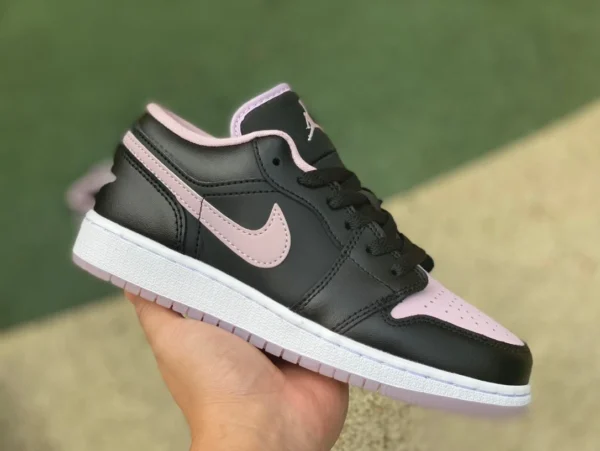 aj1 schwarz rosa lila niedrig reine Original Air Jordan 1 Low SE AJ1 schwarz rosa lila Low-Top trendige Retro-Basketballschuhe DV1333-051