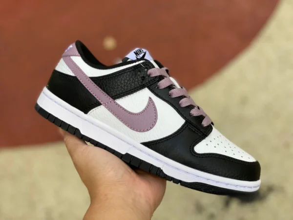 Dunk Low-Top-Sport- und Freizeit-Sneaker Nike Dunk Low in Schwarz, Weiß und Lila im Retro-Stil DO7413-991