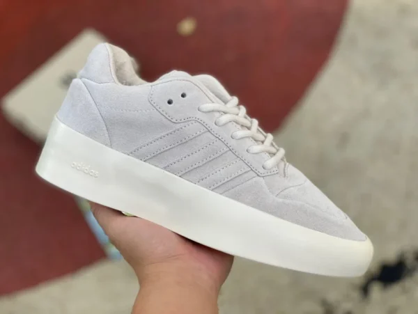 FOG Adidas Sneakers Grau Fear of God x adidas Originals FORUM 86 Lo „Core Black“ rutschfeste, verschleißfeste Low-Cut-Sneaker IE6215