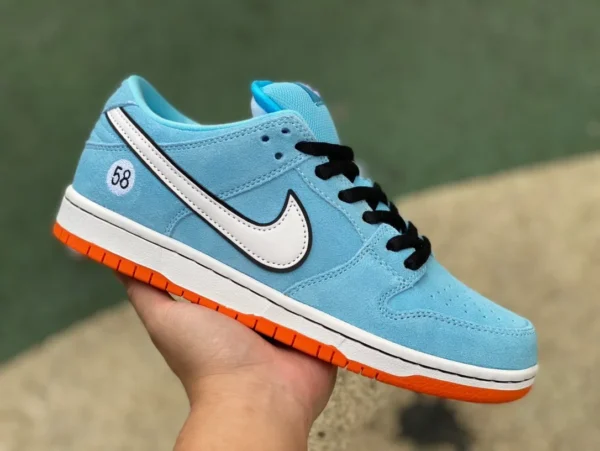 Original Nike SB Dunk Blue Chill Pro rutschfeste Rennschuhe in Blau und Weiß BQ6817-401