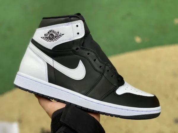 aj1 Reverse Panda schwarz und weiß reines Original Air Jordan 1 High Reverse Panda DZ5485-010