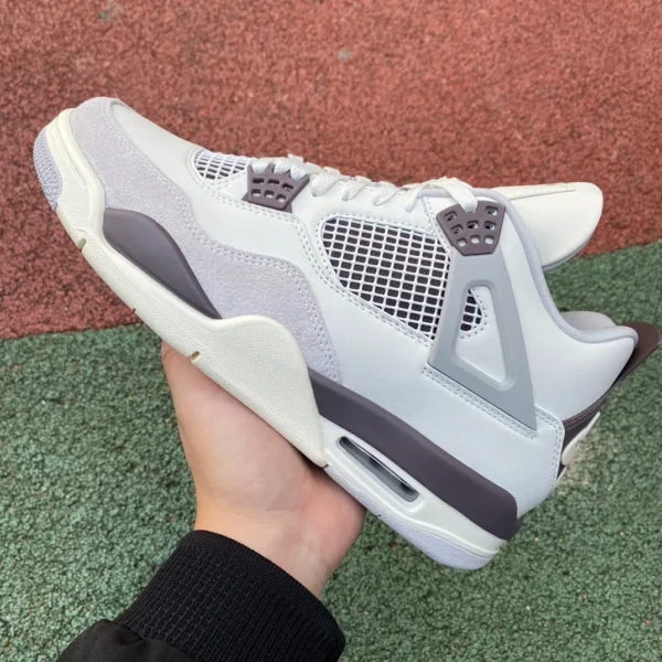 aj4amm weiß braun A Ma Maniere x Jordan Air Jordan 4 violett oder weiß braun FZ4810-001