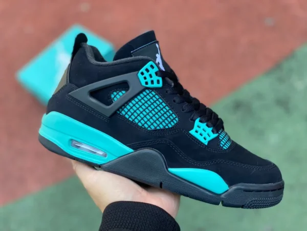 aj4 Tiffany & Co. x Air jordan4 Tiffany Co-Branding-Sneaker in Schwarz und Grün, Low-Top DH6927-001