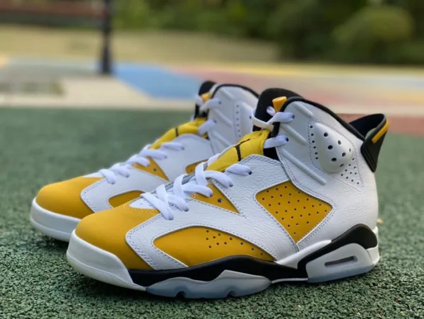 aj6 weiß gelb cp pure original Air Jordan 6 „Yellow Ochre“ CT8529-170