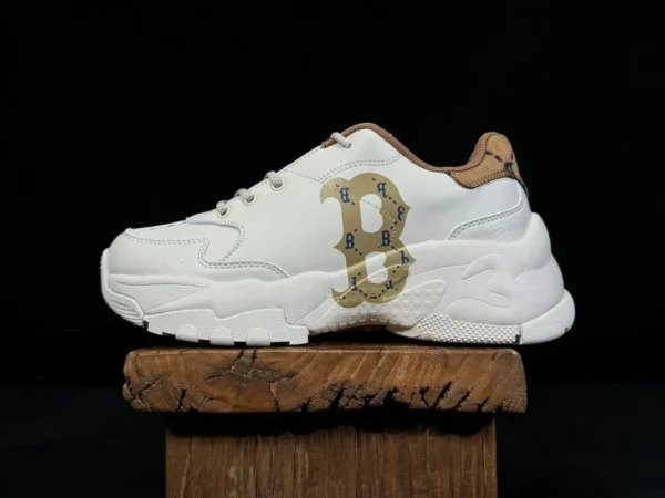 MLB Dad-Schuhe Weiß Braun MLB BigBall Chunky Dad-Schuhe Beige 3ASHCDM2N (C0001)