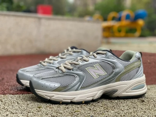 NB530 Grau Silber Pure Original NEW BALANCE NB 530 Freizeitschuhe 2024 Retro Dad Schuhe Sportschuhe MR530KMW