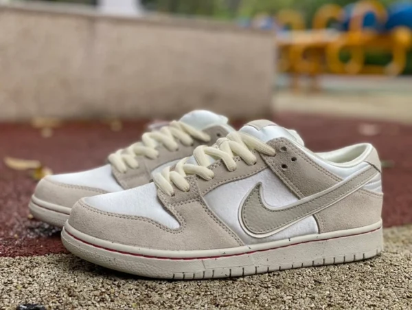 Dunk beige Valentinstag Nike Nike Dunk SB Low weiß rot beige Valentinstag Low-Top-Freizeitsneaker für Männer und Frauen FZ5654-100