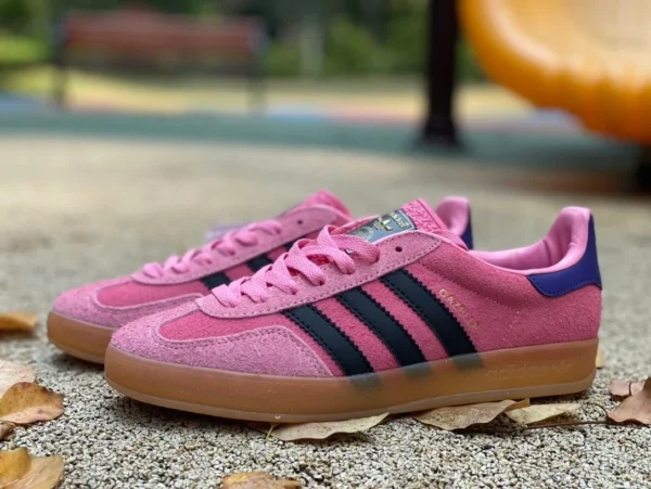 Adidas-Turnschuhe Gazelle rosa blau Adidas Originals Gazelle antike Mode-Sneaker IE7002