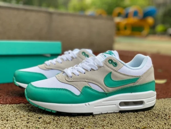 Max1 Fresh Green Nike Air Max 1 Fresh Green Low-Top-Retro-Freizeitlaufschuhe für Herren DZ4549-001