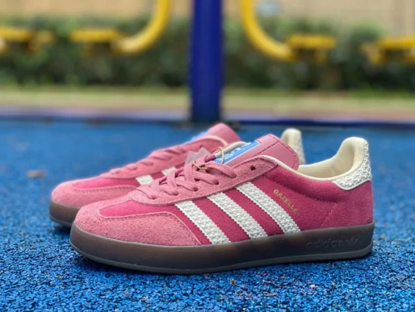 Adidas Adidas rosa reine original Adidas GAZELLE INDOOR rosa Detrain lässige Sportschuhe T-Kopf IF1809