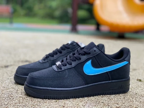 Air Force AF1 schwarz und blau Nike/Nike Air Force 1 BY YOU modische, lässige, sportliche, verschleißfeste Sneaker