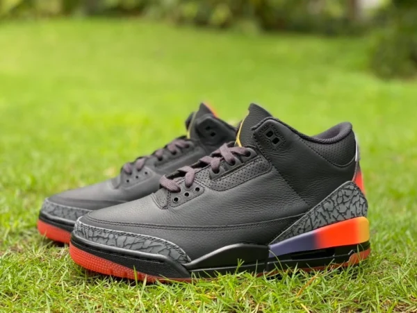 aj3 black rainbow pure original J Balvin x Jordan Air Jordan 3 „Rio“ black rainbow FN0344