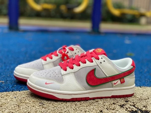 Dunk weiß rot grau Year of the Dragon Limited Edition Nike Dunk Low Year of the Dragon Ao Bingsan Prince Low-Top-Freizeitsneaker CR8033-506