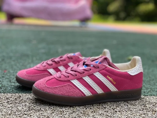 Adidas Adidas rosa s2 pure original Adidas GAZELLE INDOOR rosa Detrain lässige Sport-Sneaker T-Head IF1809