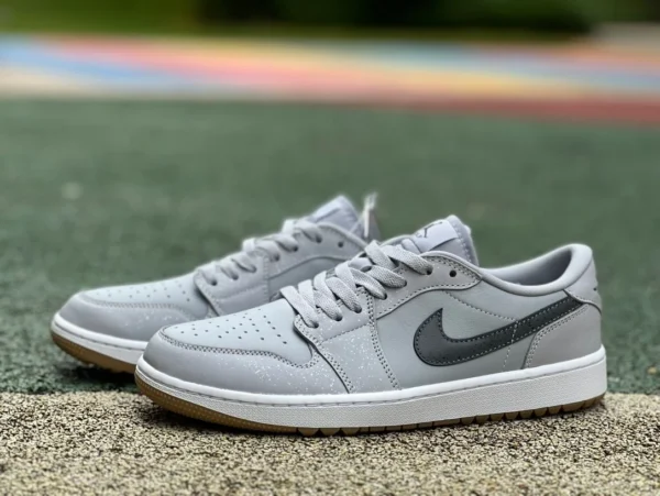 aj1 Golf grau Low-Top dt pure Original Air Jordan 1 Low Golf AJ1 weiße Retro-Basketballschuhe DD9315-006