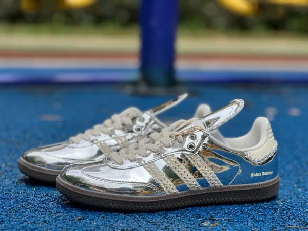 Adidas Samba Wb Liquid Silver Channel Pure Original Wales Bonner x Adidas Samba Adidas Liquid Silver Sneakers IG8181